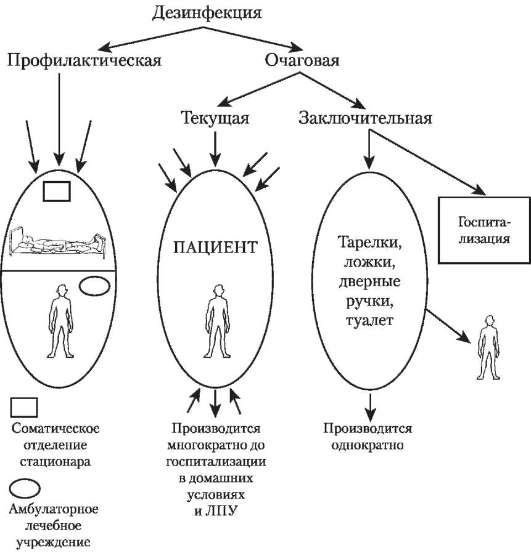 На фото описано про понятие и структуру дезинфекции